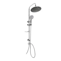 Invena SOCHO zuhanyszett, 5 funkciós, fejzuhannyal, króm, AU-59-001-C