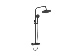 Invena KALITEA zuhanyszett, 3 funkciós, fejzuhannyal, zuhanycsapteleppel, fekete, waterplating bevonat, AU-72-004-V Invena KALITEA zuhanyszett, 3 funkciós, fejzuhannyal, zuhanycsapteleppel, fekete, waterplating bevonat, AU-72-004-V