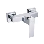   Invena PAROS zuhanycsaptelep, fali, zuhanyszett nélkül, króm, BN-09-001-A