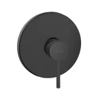   Invena DAFNI falsík alá építhető egyfunkciós csaptelep, kerek, fekete, waterplating bevonat, BP-88-4O1-A