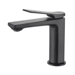   Invena NERI BLACK mosdócsaptelep, álló, fekete, waterplating bevonat, BU-01-004-L