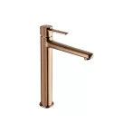   Invena GLAMOUR magasított mosdócsaptelep, álló, réz, PVD bevonat, BU-02-W14-V