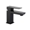   Invena PAROS BLACK mosdócsaptelep, álló, fekete, waterplating bevonat, BU-09-004-A