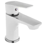   Invena DOKOS  mosdócsaptelep, álló, fehér-króm, BU-19-002-V