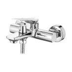   Invena NERI  kádcsaptelep, fali, zuhanyszett nélkül, króm, BW-01-001-L