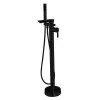   Invena GLAMOUR INVENA TREND Álló kádcsaptelep, fekete, waterplating bevonat, BW-02-W04-V