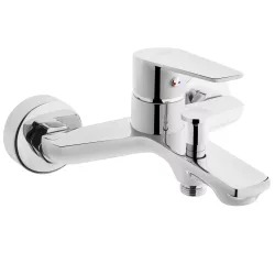 Invena DOKOS kádcsaptelep, fali, zuhanyszett nélkül, króm, BW-19-001-V Invena DOKOS kádcsaptelep, fali, zuhanyszett nélkül, króm, BW-19-001-V