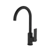   Invena NERI BLACK konyhai csaptelep, álló, fekete, waterplating bevonat, BZ-01-004-L