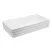 Invena AKTE INVENA TREND mosdókagyló, négyszögletű, asztali, 66 cm, fehér, CE-54-P01-C