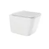   Invena TINOS WC csésze, fali, szögletes, fehér, CE-90-001-W