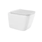   Invena TINOS WC csésze, fali, szögletes, fehér, CE-90-001-W