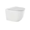 Invena TINOS WC csésze, fali, kerek, fehér, CE-91-001-W