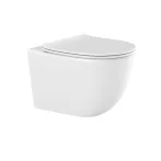 Invena TINOS WC csésze, fali, kerek, fehér, CE-91-001-W