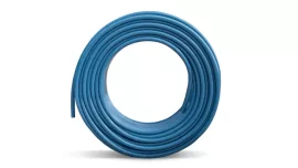 KAN-Therm blueFLOOR PE-RT ötrétegű padlófűtéscső / cső padlófűtéshez, kék EVOH bevonattal, 16x2.0, 16-os, 16x2-es, 200 fm / tekercs KAN-Therm blueFLOOR PE-RT ötrétegű padlófűtéscső / cső padlófűtéshez, kék EVOH bevonattal, 16x2.0, 16-os, 16x2-es, 200 fm / tekercs