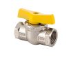   Mofém Flexum gáz golyóscsap / gömbcsap 1/2" KB menettel, fix, hollanderes, nikkelezett, zártházas, gázra, 113-0074-10 / 113007410
