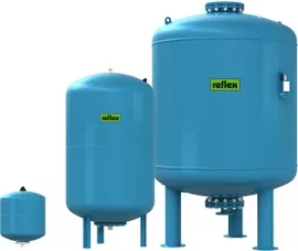 REFLEX Refix DE 33, 33 l-es ivóvíz / zárt ivóvizes / HMV / használati melegvizes tágulási tartály, 10 bar / 7305500