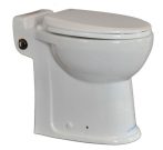   SANIPUMP Prestige 55 kerámia wc-vel egybeépített darálós WC, szennyvízátemelő / átemelő, lecsapódásmentes ülőkével, PRESTIGE 55