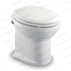   TECMA Prestige 45 kompakt, kis méretű kerámia wc-vel egybeépített darálós WC, szennyvízátemelő / átemelő, fém zsanéros magas minőségű WC ülőkével