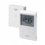   Siemens RDE100.1RFS digitális programozható / időprogramos vezeték nélküli termosztát / szobatermosztát szett, LCD kijelzővel