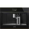   SMEG Dolce Stil Novo teljesen automata beépíthető kávéfőző, fekete üveg / réz színű díszítés, CMS4604NR