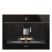 SMEG Dolce Stil Novo teljesen automata beépíthető kávéfőző, fekete üveg / réz színű díszítés, CMS4604NR