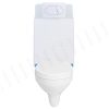   STYRON NIAGARA komplett WC szett egységcsomag: STY-741 falon belüli / falba építhető / beépíthető WC tartály befalazáshoz + STY-801-1 fehér ovális nyomólap + fali WC csésze, STY-E01