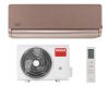   VIVAX ACP12CH35AEHI+ GOLD H-design hűtő-fűtő mono split klíma szett / légkondicionáló, A+++/A++,  Wi-Fi előkészítés, légkondi, R32, inverteres, kültéri + beltéri egység, 3,5 kW-os kivitel, fehér + arany színű textil hatású előlap, ACP-12CH35AEHI+