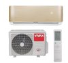   VIVAX ACP12CH35AERI+ GOLD R-design hűtő-fűtő mono split klíma szett / légkondicionáló, A+++/A++,  Wi-Fi ready /Wifis légkondi, R32, inverteres, kültéri + beltéri egység, 3,5 kW-os kivitel, a beltéri egység előlapja arany színű, ACP-12CH35AERI+