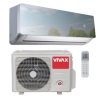   VIVAX ACP12CH35AERI+ SILVER Mirror R-design hűtő-fűtő mono split klíma szett / légkondicionáló, A+++/A++,  Wi-Fi ready /Wifis, R32, inverteres, kültéri + beltéri egység, 3,5 kW-os kivitel, a beltéri egység szürke, az előlapja tükrös, ACP-12CH35AERI+