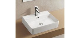 Wellis Lotus pultra építhető porcelán mosdó / 50x42,3x12,7 / fehér / porcelán,  WF00041