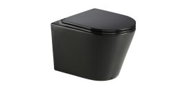 Wellis Clement Black rimless fali WC / black / fekete / fali WC, WF00070