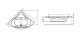 Wellis Bled 150 E-Max hidromasszázs kád csaptelep nélkül , WK00169-1
