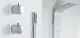 Wellis MARINER SILVER hidromasszázs zuhanypanel, termosztátos csapteleppel, trópusi esőztető fejzuhannyal, ezüst szürke színű / silver, WZ00086