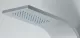 Wellis MARINER SILVER hidromasszázs zuhanypanel, termosztátos csapteleppel, trópusi esőztető fejzuhannyal, ezüst szürke színű / silver, WZ00086